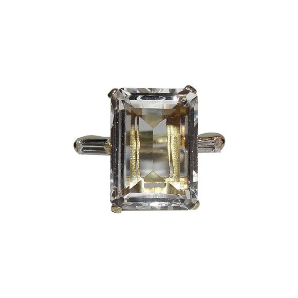 Small 18 kt Gold Vermeil over Sterling Silver Emer